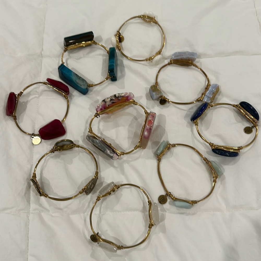 Collection of 9 Bourbon and Bowties bracelets